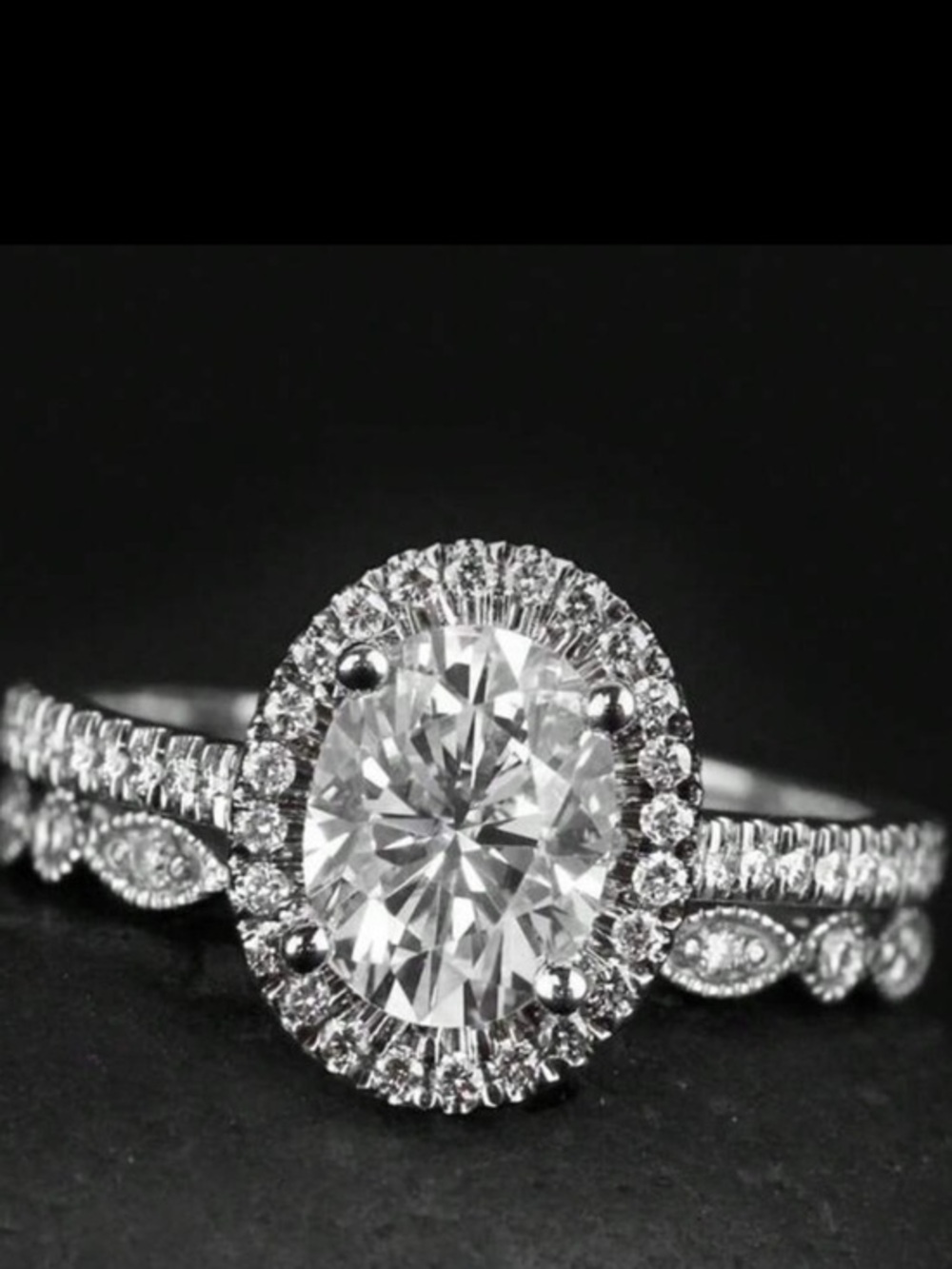 Silver ring set